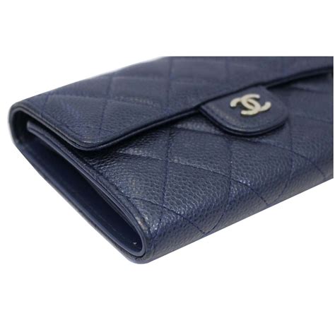 chanel wallet caviar leather|Long Wallets .